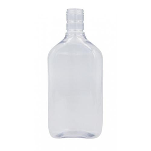 PET Spirit Flask 500ml with White Screw Cap