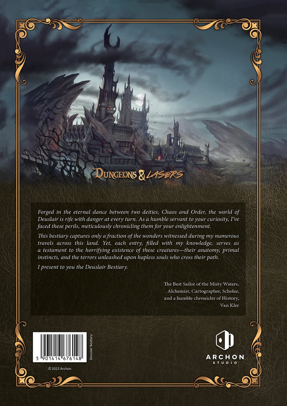 Dungeons & Lasers: The World Of Deuslair: Bestiary Book (Hardcover)
