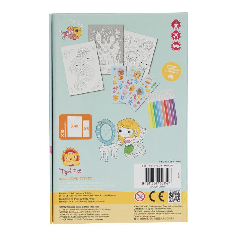 Colouring Set - Mermaids - Tiger Tribe