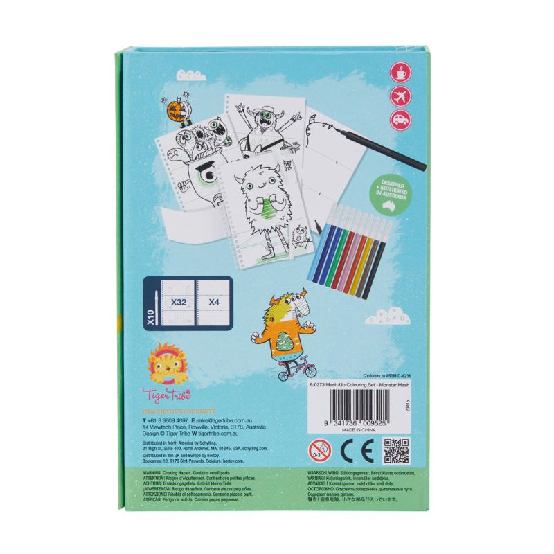 Mash Up Colouring Set - Monster Mash