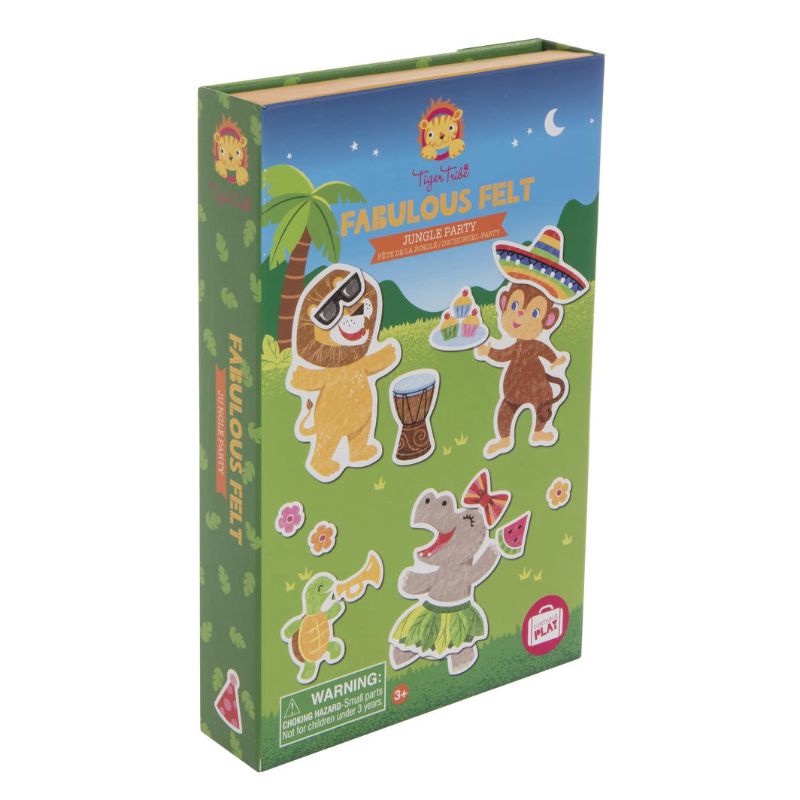 Activity Set - Fabulous Felt Jungle Party - Tiger Tribe