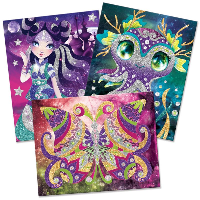 Glitter & Foil Art - Marinia (Set of 2) - Nebulous Stars