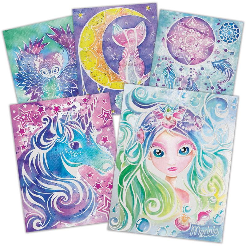 Watercolor Paint Set - Marinia - Nebulous Stars