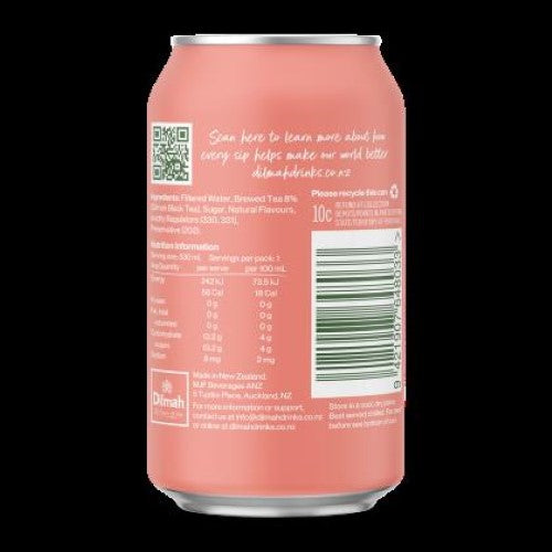 Iced Tea Pink Grapefruit & Rosemary Can - 12X330ML