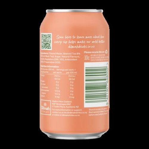 Iced Tea Peach Can - 12X330ML