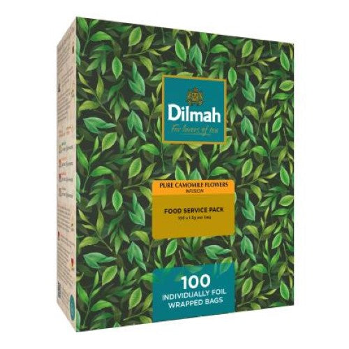 Tea Bag Herbal Pure Chamomile Foil Envelope - 100PC