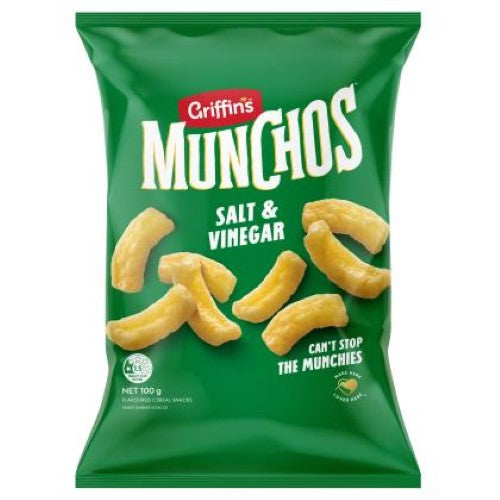 Snacks Munchos Salt & Vinegar - 12X100G