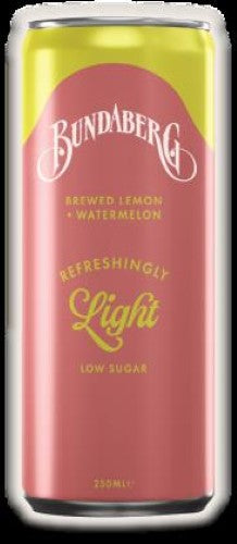 Drink Lemon Watermelon Light Can - 24X250ML