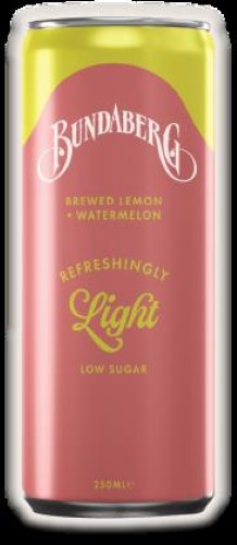 Drink Lemon Watermelon Light Can - 24X250ML
