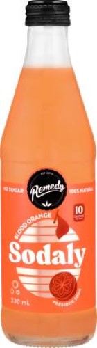 Drink Sodaly Blood Orange Bottle - 8X330ML