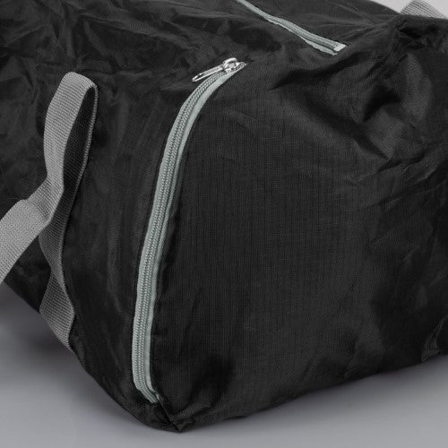 Origami Foldable Duffle (Black/Grey)
