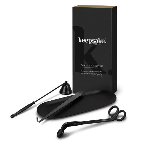 Candle Accessory Set - Keepsake (Black)