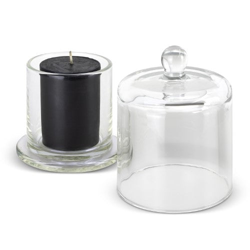 Cloche and Candle Set - Keepsake (Clear)