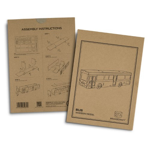 Wooden Model - BRANDCRAFT Bus