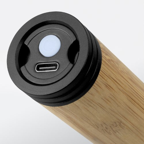 Rechargeable Bamboo Torch - Lumina (Natural/Black)
