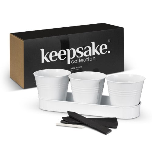 Herb Planter - Keepsake (White)