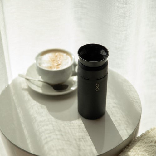 Bottle Brew Flask - Ocean (Obsidian Black)