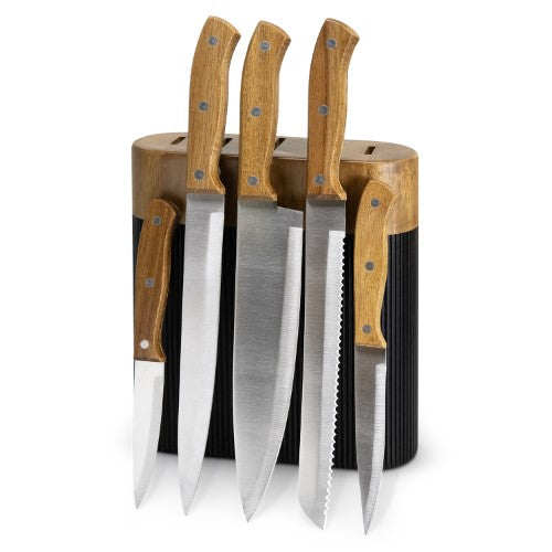 Knife Block - Keepsake Noir (Black/Natural)