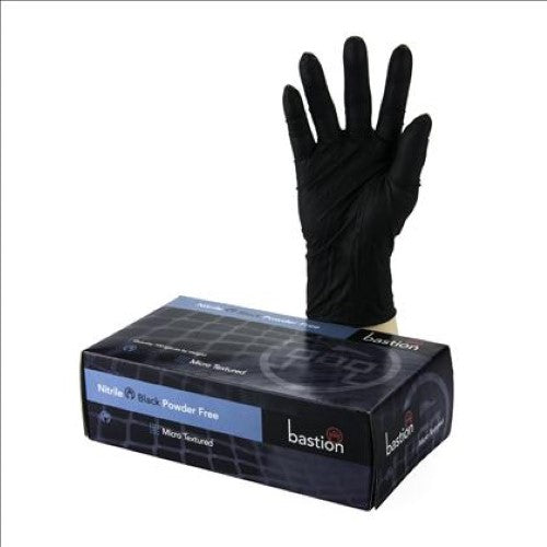Glove Nitrile Black Powder Free Extra Large - 100PC
