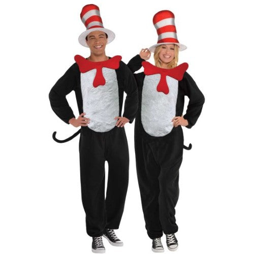 Costume Dr. Seuss The Cat in the Hat Jumpsuit Adult Medium