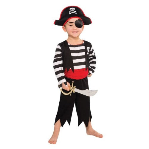 Costume Deckhand Pirate Boys 3-4 Years