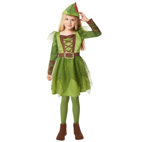 Costume Peter Pan Girls 8-10 Years