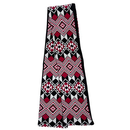 MaoriScarf - Dark Red (13.8 x 1.5cm)