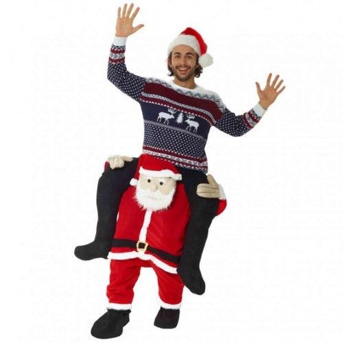 Morph Costume Santa Piggyback Adult Standard