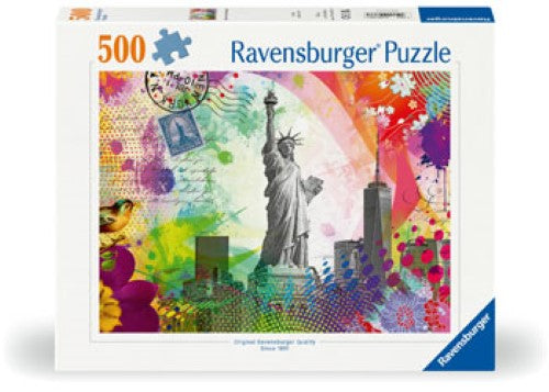 Ravensburger New York Postcard Puzzle 500 Pieces