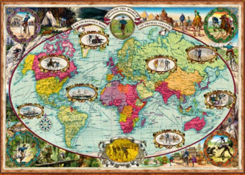 Ravensburger Around the World by Bike Puzzle 1000 Pieces