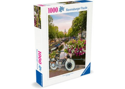 Ravensburger Bicycle and Flowers in Amsterdam 1000 Pieces