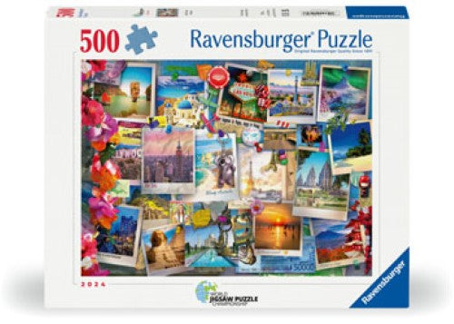 Ravensburger World Travel Pinboard Puzzle 500 Pieces