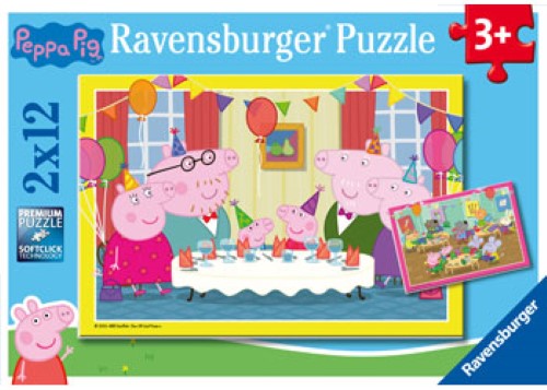 Ravensburger Peppa Pig Puzzle 2x12 Pieces