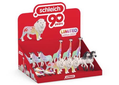 Schleich - 90th Rainbow Animals Ltd Ed CDU14