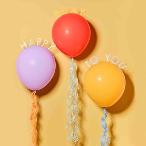 Balloon - Stripe Hype Balloon with Tail