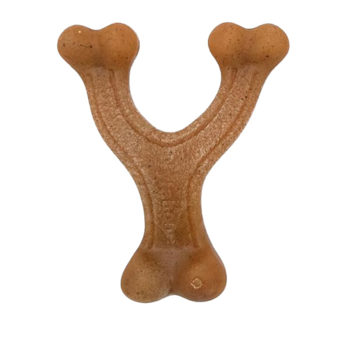 Dog Toy - Gourmet Chew Wishbone Bacon (Regular)