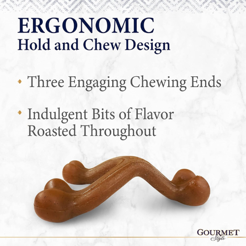 Dog Toy - Gourmet Chew Wishbone Bacon (Giant)