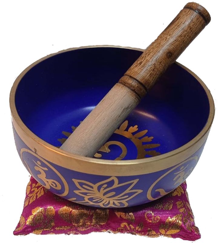 Chakra Singing Bowl 1 - Blue with Gift Box (14cm)