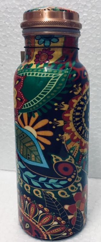Ayurveda Bohemian Bottle - Copper (750ml)