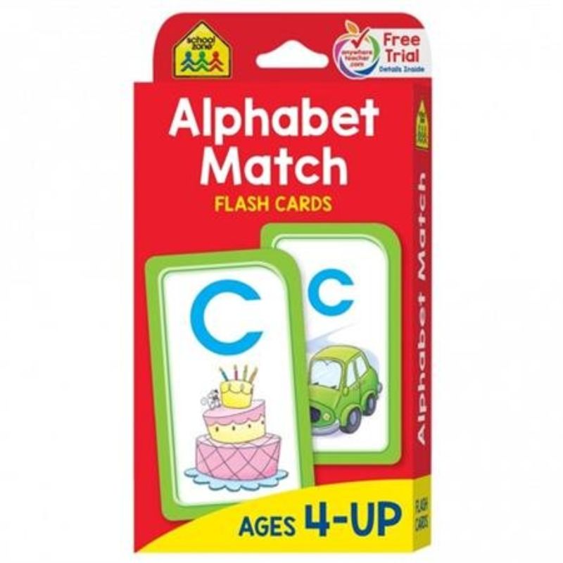 School Zone Flash Cards - Alphabet Match