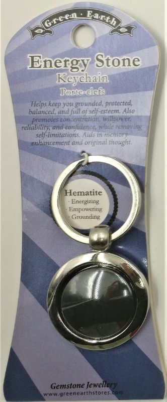 Crystal Keyring - Hematite (Set Of 6)