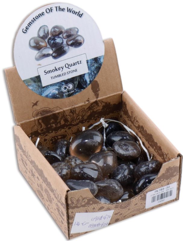 Tumbled Stone - Smoke Quartz (0.5kg Box)