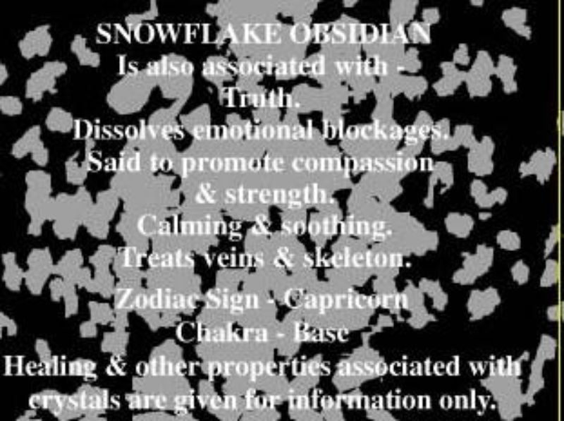 Keyring - Snowflake Obsidian (Set Of 12)