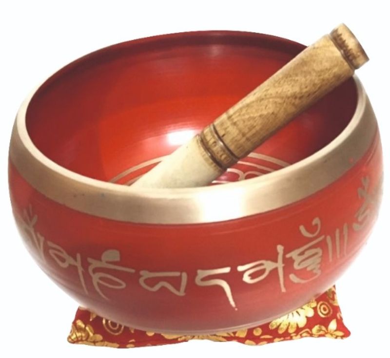 Singing Bowl - Small 10.15cm (Red)