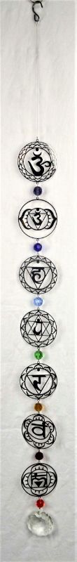 Crystal Suncatcher - Chakra (85cm)