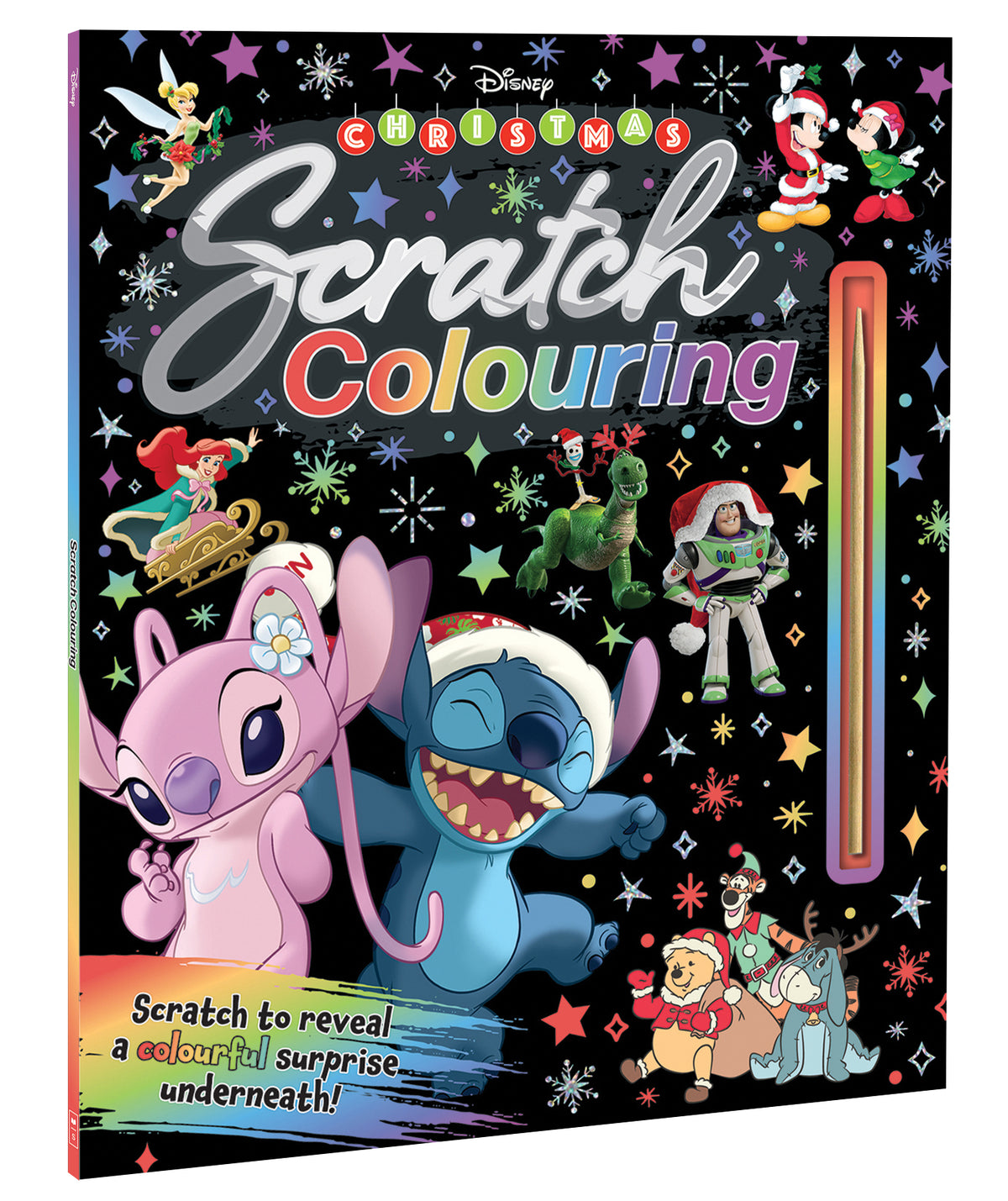 Disney Christmas: Scratch Colouring ISBN 9781761815355