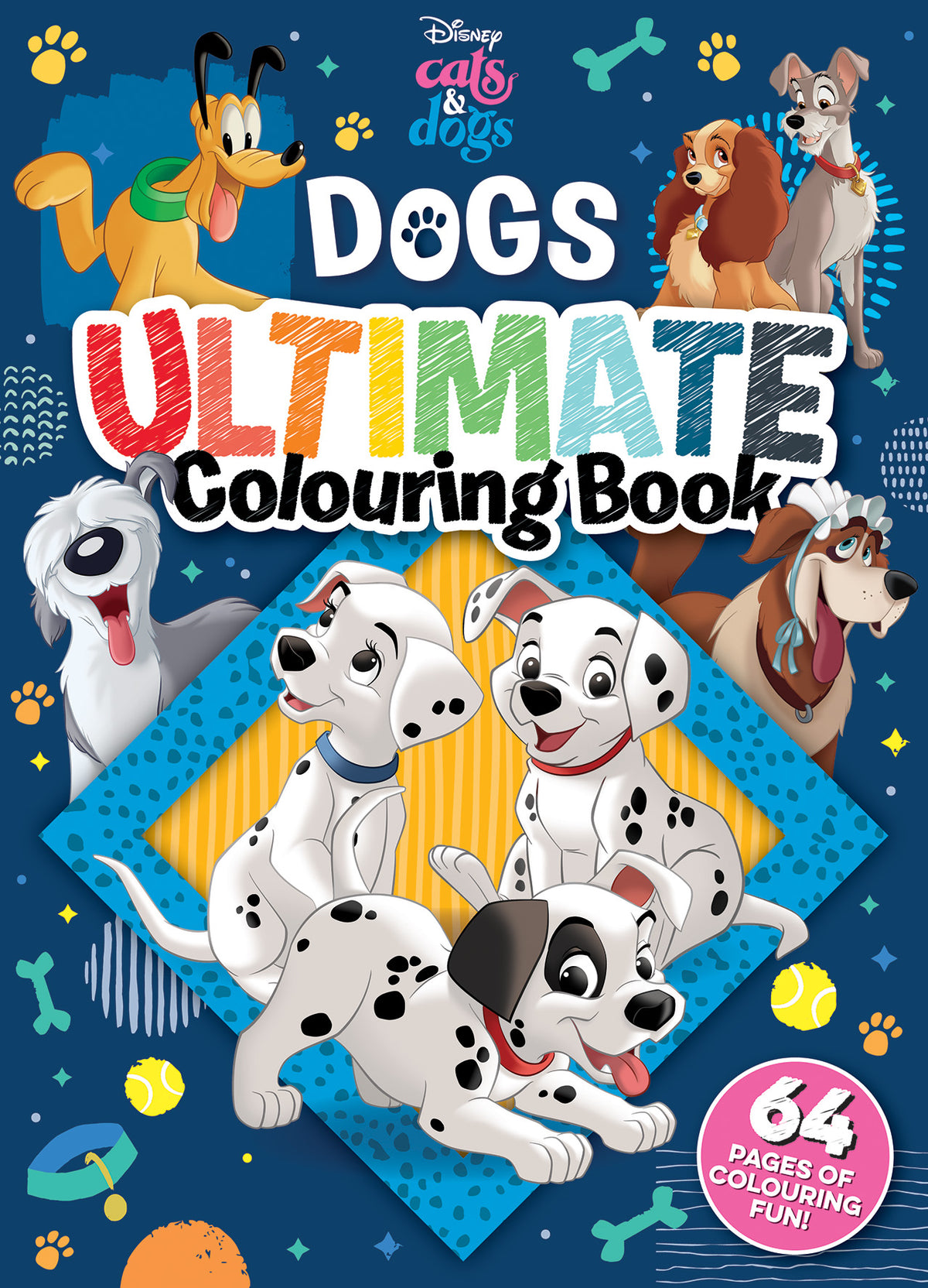 Disney Dogs: Ultimate Colouring Book ISBN 9781761813993