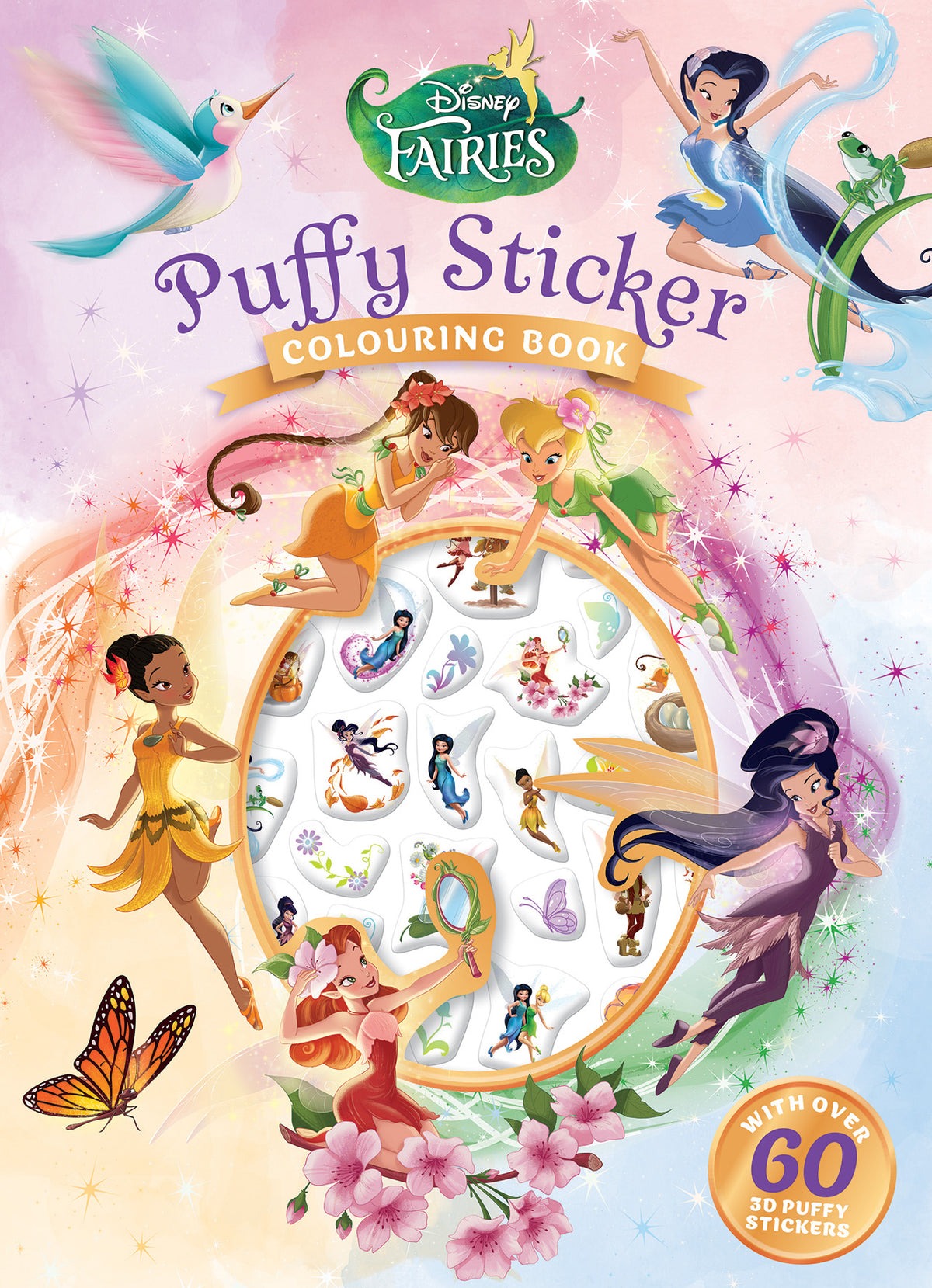 Disney Fairies: Puffy Sticker Colouring Book