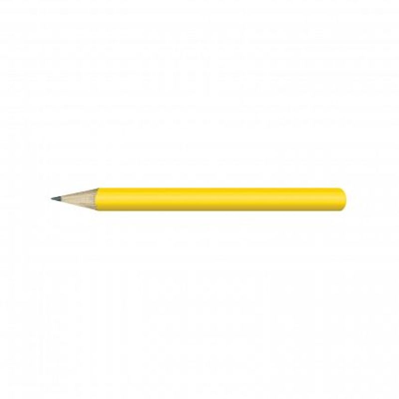 HB Mini Pencil - Yellow (Set of 100)