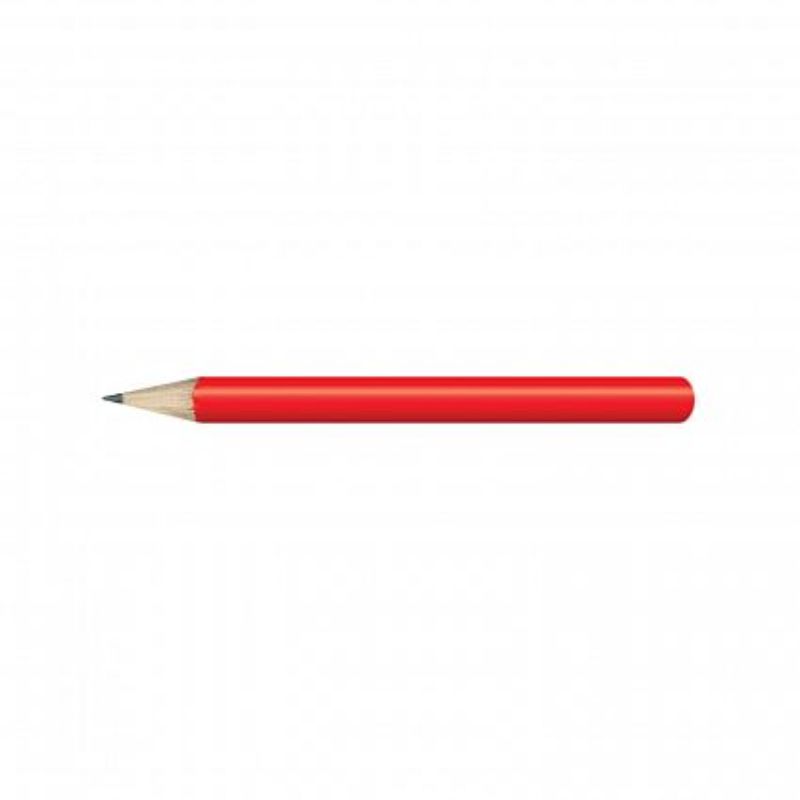HB Mini Pencil - Red (Set of 100)